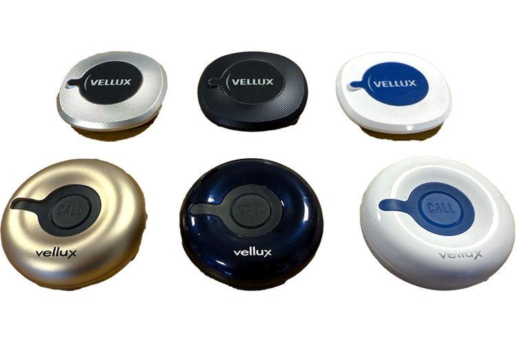 Produkten VB101, grupp med flera Vellux tryckknappar