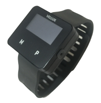 Ett svart klockarmband