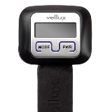 Ett svart klockarmband